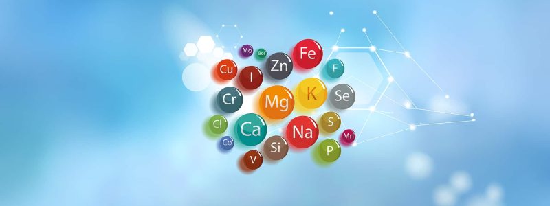 Kleurrijke vitaminemoleculen en voedingsstoffen voor gezonde huid