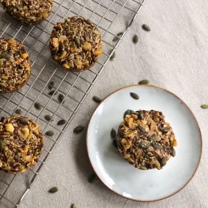 Triggervrije noten zaden muffin