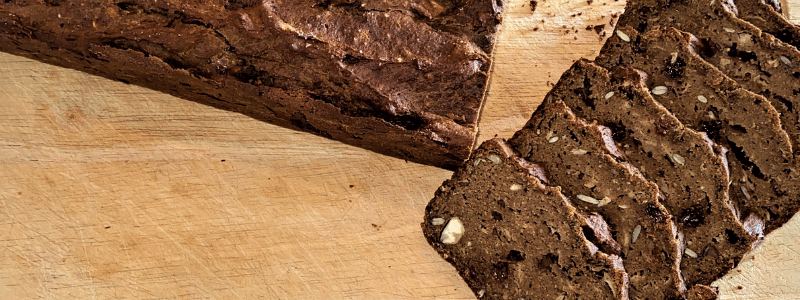 Eiwitrijk banaan appelbrood