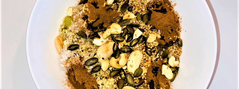 Warm venkel kasha ontbijt