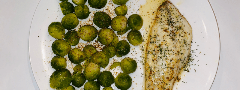 Spruitjes met doradefilet