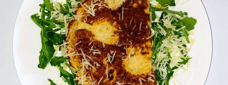 Tonijn omelet met rucola