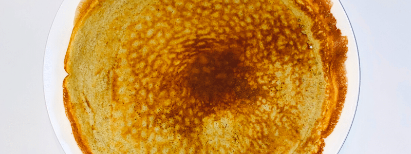 Banaan chufa pannenkoek