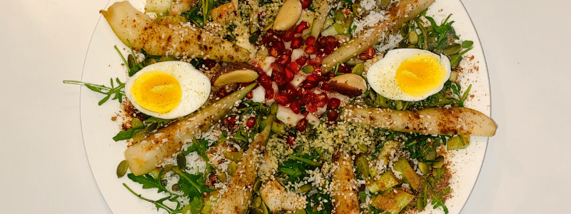 Granaatappel rucola salade