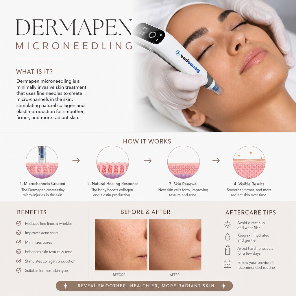 Zo werkt microneedling met de Dermapen: kanaaltjes in de huid stimuleren de aanmaak van collageen