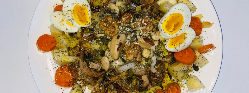 Ontbijt salade met 20 gezonde ingrediënten