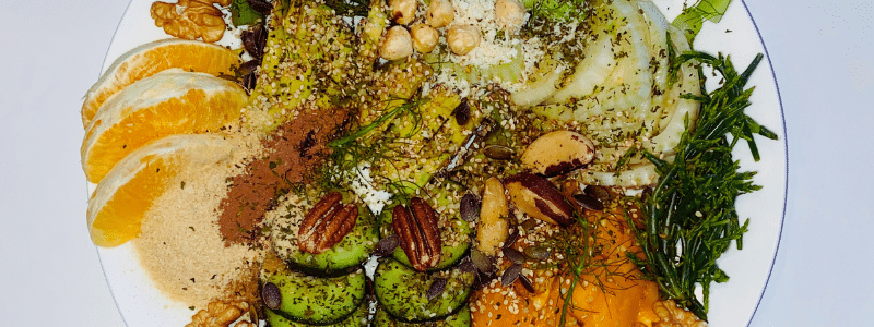 Salade met zeekraal